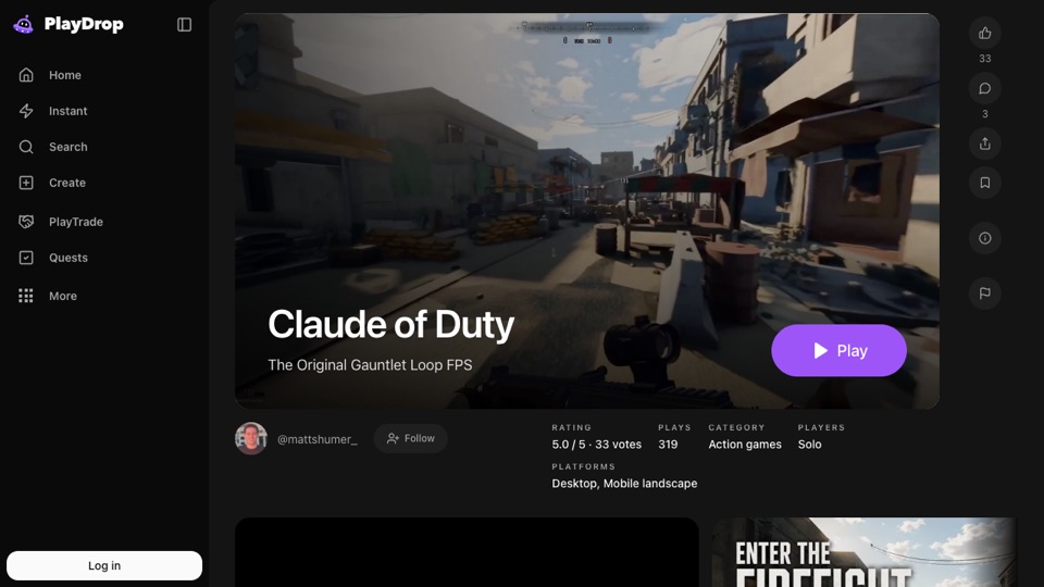Cover art for Claude of Duty