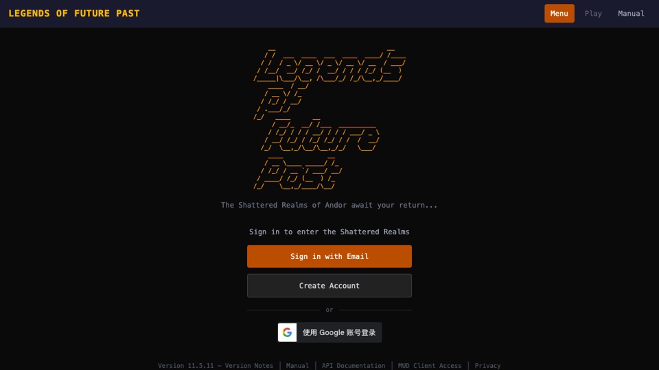 Cover art for Legends of Future Past