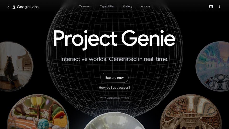 Cover art for Project Genie