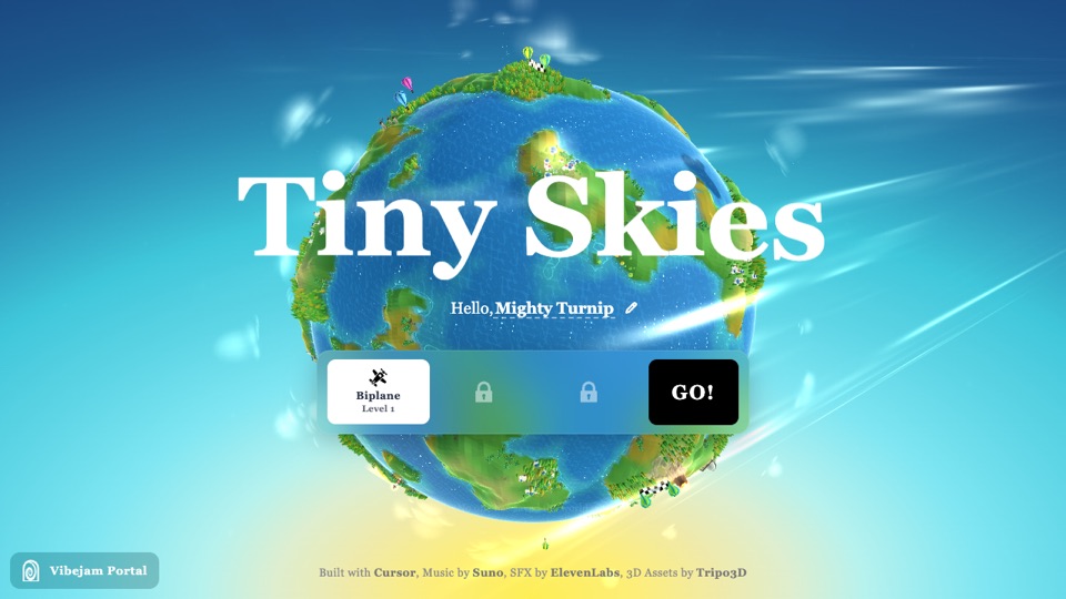 Cover art for Tiny Skies